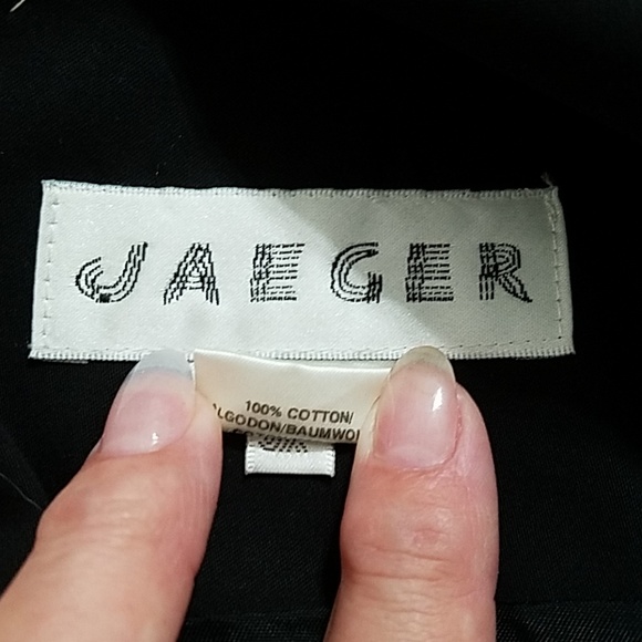 JAEGER Classic Little Black Dress sz.14 Special events Business Casual - Picture 4 of 16